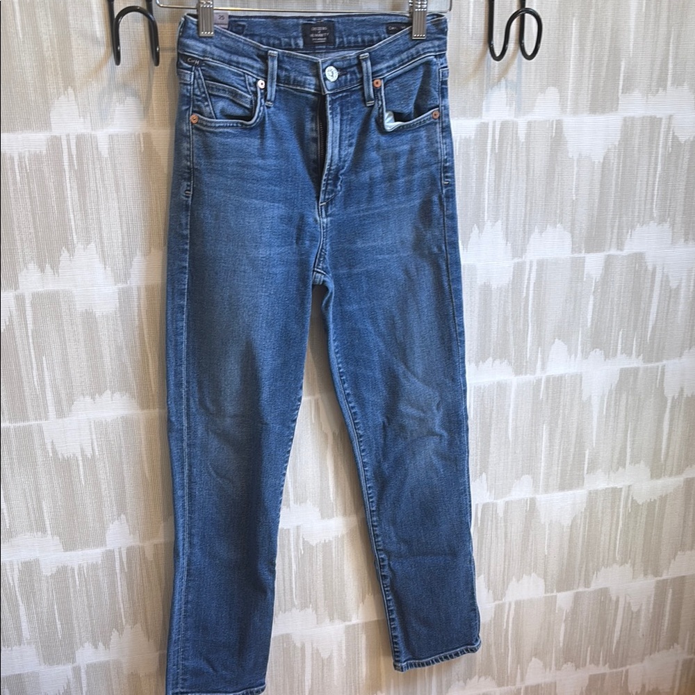 Citizens Of Humanity Blue Straight Leg Jeans